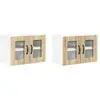 Image de Vidaxl Meuble Mural De Cuisine 2 Pcs ChÃªne Sonoma 60 X 31 X 40 Cm