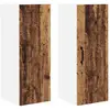 Image de vidaXL Meuble mural de cuisine 2 pcs Bois Ancien 30 x 31 x 80 cm