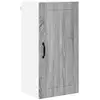 Image de vidaXL Meuble mural de cuisine avec porte Gris Sonoma 40 x 31 x 80 cm