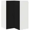 Image de vidaXL Meuble mural de cuisine Noir 57 x 57 x 80 cm Bois d'ingÃ©nierie