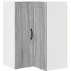 Image de vidaXL Meuble mural de cuisine avec porte Gris Sonoma 57 x 57 x 80 cm