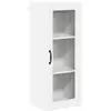 Image de vidaXL Meuble mural de cuisine Blanc brillant 40 x 31 x 100 cm