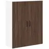 Image de vidaXL Meuble mural de cuisine ChÃªne marron 80 x 31 x 100 cm