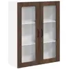Image de vidaXL Meuble mural de cuisine ChÃªne marron 80 x 31 x 100 cm