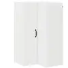 Image de vidaXL Meuble mural de cuisine Blanc brillant 57 x 57 x 100 cm