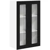 Image de vidaXL Meuble mural de cuisine Noir 60 x 31 x 100 cm Bois d'ingÃ©nierie
