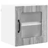 Image de vidaXL Meuble mural de cuisine avec porte Gris Sonoma 40 x 31 x 40 cm