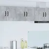 Image de vidaXL Meuble mural de cuisine avec Ã©tagÃ¨re Gris bÃ©ton 30 x 31 x 40 cm