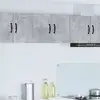 Image de vidaXL Meuble mural de cuisine 2 pcs Gris bÃ©ton 30 x 31 x 40 cm