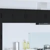 Image de vidaXL Meuble mural de cuisine avec Ã©tagÃ¨re 2 pcs Noir 40 x 31 x 40 cm
