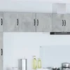 Image de vidaXL Meuble mural de cuisine 2 pcs Gris bÃ©ton 40 x 31 x 40 cm
