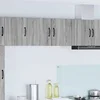 Image de vidaXL Meuble mural de cuisine avec porte Gris Sonoma 40 x 31 x 40 cm
