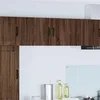 Image de vidaXL Meuble mural de cuisine 2 pcs ChÃªne brun 50 x 31 x 40 cm