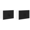 Image de vidaXL Meuble mural de cuisine avec Ã©tagÃ¨re 2 pcs Noir 60 x 31 x 40 cm