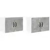 Image de vidaXL Meuble mural de cuisine 2 pcs Gris bÃ©ton 60 x 31 x 40 cm