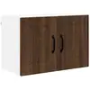 Image de vidaXL Meuble mural de cuisine avec Ã©tagÃ¨re ChÃªne brun 60 x 31 x 40 cm