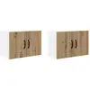 Image de vidaXL Meuble mural de cuisine 2 pcs ChÃªne artisanal 60 x 31 x 40 cm
