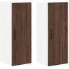 Image de vidaXL Meuble mural de cuisine 2 pcs ChÃªne brun 30 x 31 x 80 cm