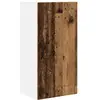 Image de vidaXL Meuble mural de cuisine avec porte Bois Ancien 40 x 31 x 80 cm