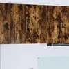 Image de vidaXL Meuble mural de cuisine avec Ã©tagÃ¨re ChÃªne fumÃ© 50 x 31 x 80 cm