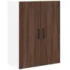 Image de vidaXL Meuble mural de cuisine avec Ã©tagÃ¨re ChÃªne brun 60 x 31 x 80 cm