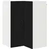 Image de vidaXL Meuble mural de cuisine Noir 57 x 57 x 80 cm Bois d'ingÃ©nierie