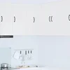 Image de vidaXL Meuble mural de cuisine Blanc brillant 57 x 57 x 80 cm
