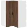 Image de vidaXL Meuble mural de cuisine avec Ã©tagÃ¨re ChÃªne brun 57 x 57 x 80 cm