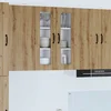 Image de vidaXL Meuble mural de cuisine ChÃªne artisanal 60 x 31 x 80 cm