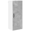 Image de vidaXL Meuble mural de cuisine avec porte Gris bÃ©ton 40 x 31 x 100 cm
