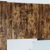 Image de vidaXL Meuble mural de cuisine avec porte ChÃªne fumÃ© 40 x 31 x 100 cm