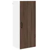 Image de vidaXL Meuble mural de cuisine avec porte ChÃªne brun 40 x 31 x 100 cm