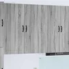 Image de vidaXL Meuble mural de cuisine avec porte Gris Sonoma 50 x 31 x 100 cm