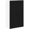 Image de vidaXL Meuble mural de cuisine Noir 60 x 31 x 100 cm Bois d'ingÃ©nierie