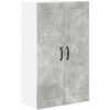 Image de vidaXL Meuble mural de cuisine avec porte Gris bÃ©ton 60 x 31 x 100 cm