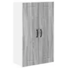 Image de vidaXL Meuble mural de cuisine avec porte Gris Sonoma 60 x 31 x 100 cm