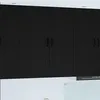 Image de vidaXL Meuble mural de cuisine Noir 80 x 31 x 100 cm Bois d'ingÃ©nierie