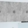 Image de vidaXL Meuble mural de cuisine avec porte Gris bÃ©ton 80 x 31 x 100 cm