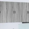 Image de vidaXL Meuble mural de cuisine avec porte Gris Sonoma 80 x 31 x 100 cm
