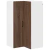 Image de vidaXL Meuble mural de cuisine avec porte ChÃªne brun 57 x 57 x 100 cm