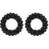 Image de vidaXL Couronnes de Boules de NoÃ«l 2 pcs Noir 33 x 33 x 7 cm