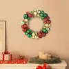 Image de vidaXL Couronnes de Boules de NoÃ«l 2 pcs Multicolore 33 x 33 x 7 cm