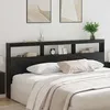Image de vidaXL TÃªte de lit ChÃªne noir 220 x 17 x 102 cm Bois d'ingÃ©nierie