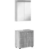 Image de vidaXL Ensemble de mobilier de salle de bain TULUM Gris Sonoma
