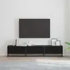 Image de vidaXL Meuble TV ChÃªne noir 210 x 35 x 41 cm Bois d'ingÃ©nierie
