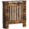 Image de vidaXL Cache-Radiateur ChÃªne fumÃ© 78 x 19 x 81,5 cm Bois d'ingÃ©nierie