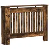 Image de vidaXL Cache-Radiateur ChÃªne fumÃ© 112 x 19 x 81,5 cm Bois d'ingÃ©nierie