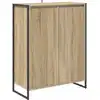 Image de vidaXL Cabinet Ã  chaussures Sonoma 79 x 36 x 100 cm Bois d'ingÃ©nierie
