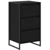 Image de vidaXL Buffet ChÃªne noir 42 x 36 x 75.5 cm Bois d'ingÃ©nierie