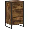 Image de vidaXL Buffet ChÃªne FumÃ© 42 x 36 x 75.5 cm Bois d'ingÃ©nierie